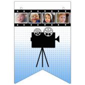 Retro Movie Night ThemenBirthday Banner (Zweite Fahne)