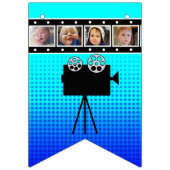 Retro Movie Night ThemenBirthday Banner (Zweite Fahne)