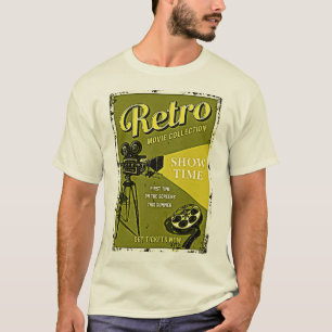 Retro Movie Poster T - Shirt
