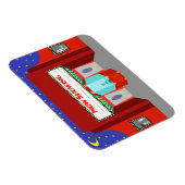 Retro Movie Theater Flexible Magnet (Rechte Seite)