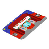 Retro Movie Theater Flexible Magnet (Linke Seite)