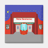 Retro Movie Theater Magnet (Vorne)
