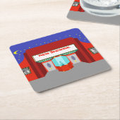 Retro Movie Theater Paper Untersetzer (angewinkelt)