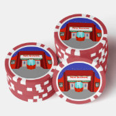 Retro Movie Theater Poker Chips (Stapel)