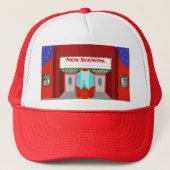 Retro Movie Theater Trucker Hat Truckerkappe (Vorderseite)