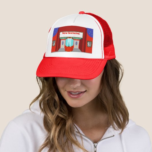 Retro Movie Theater Trucker Hat Truckerkappe (Beispiel)