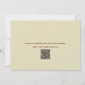 Retro Movie Ticket Stub Admit Two Wedding Save The Date (Rückseite)