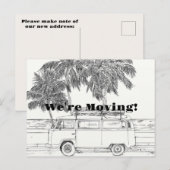 RETRO MOVING POSTCARD FEIERTAGSPOSTKARTE (Vorne/Hinten)