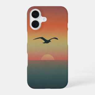 Retro Möwe iPhone 16 Hülle