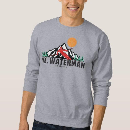 Retro Mt Waterman Ski Sweatshirt (Vorderseite)