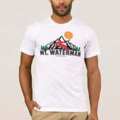 Retro Mt Waterman Ski T-Shirt (Vorderseite)