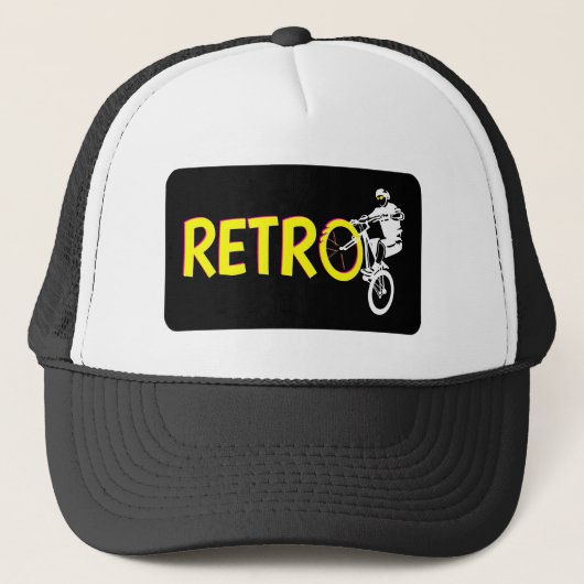 Retro MTB Truckerkappe (Vorderseite)