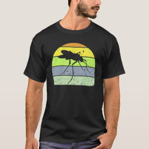 Retro-Mücke Vintage-Mücke Spirit Animal 60er T-Shirt