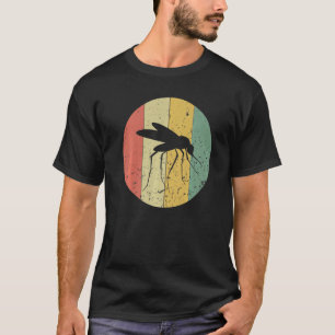 Retro-Mücke Vintage-Mücke Spirit Animal 70er T-Shirt