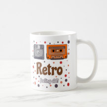Retro-Mug mit nostalgischem Design