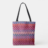 Retro Multicolor Potholder Karo Tasche (Rückseite)