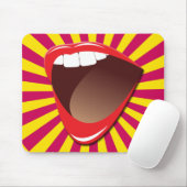 RETRO MUND MOUSEPAD (Mit Mouse)