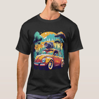 "Retro Muscle Car T - Shirt - Vintages Renndesign