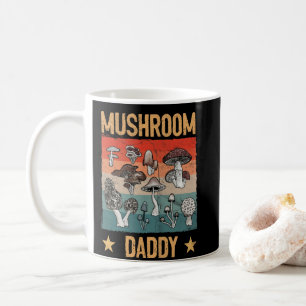 Retro Mushroom Daddy Mycology Fungi Foraging Lover Kaffeetasse