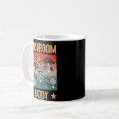 Retro Mushroom Daddy Mycology Fungi Foraging Lover Kaffeetasse (Vorderseite Links)