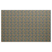 Retro Mushroom Floral Black Pattern Stoff (Fat Quarter (45,7 x 55,9 cm))