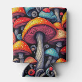 Retro Mushroom Magic Can Cooler Dosenkühler (Rückseite)