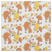 Retro Mushroom Muster Stoff (Muster)