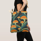 Retro Mushroom-Universaldrucktasche Tasche (Von Nahem)