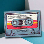 Retro Music 80er Cassette Mixtape Men 50. Geburtst Einladung<br><div class="desc">50. Geburtstagsfeier Ideen für Männer: eine musikalische Geburtstagsfeiereinladung für Musikliebhaber mit einer handgezeichnet Skizze einer Kassette. Diese 50. Geburtstagsfeier Einladungen für Männer mit einem Musikthema können einfach und vollständig angepasst, druckbar oder zum sofortigen Download verfügbar sein. Eine nostalgische 50. Geburtstagsfeier für einen 80er, der seinen 50. Geburtstag feierte. Die Farbe...</div>