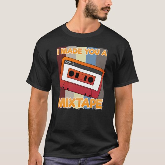 Retro Music Cassette 80er Ich habe ein Mixtape T-Shirt (Vorderseite)