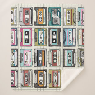 Retro Music Cassette: Nostalgisches Symbol Sherpadecke
