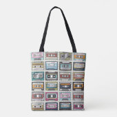 Retro Music Cassette: Nostalgisches Symbol Tasche (Rückseite)