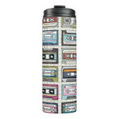 Retro Music Cassette: Nostalgisches Symbol Thermosbecher (Vorderseite)