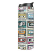 Retro Music Cassette: Nostalgisches Symbol Thermosbecher (Nach links gedreht)