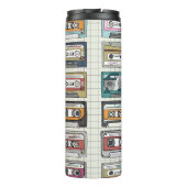 Retro Music Cassette: Nostalgisches Symbol Thermosbecher (Rückseite)
