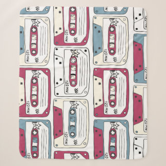 Retro Music Cassettes: Rock Background Pattern Sherpadecke