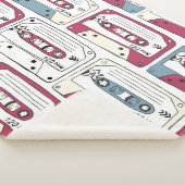 Retro Music Cassettes: Rock Background Pattern Sherpadecke (3/4)