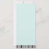 Retro Music Festival Dance Party Ticket Zum Geburt (Rückseite)