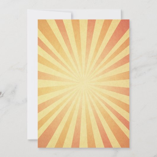 Retro Music Geburtstag Vintag Einladung (Rückseite)