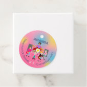 Retro Music Girls Band Birthday Party Geschenkanhänger (Beispiel)