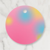 Retro Music Girls Band Birthday Party Geschenkanhänger (Rückseite)