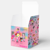 Retro Music Girls Band Birthday Party Geschenkschachtel (Geöffnet)