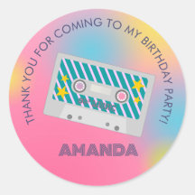 Retro Music Girls Band Birthday Party