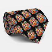 Retro Music Guitar Custom Necktie Tie Krawatte (Gerollt)