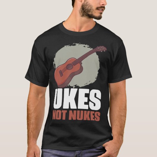 Retro Music Instruments Ukulele Guitars for Instru T-Shirt (Vorderseite)