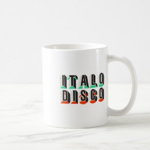 Retro Music Lover Zitat Italo Disco Kaffeetasse
