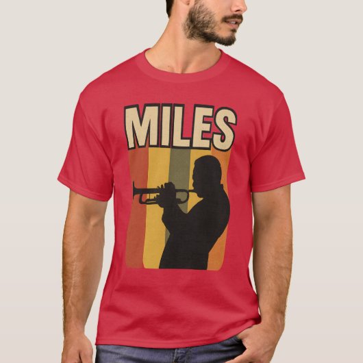 Retro Music Miles T-Shirt (Vorderseite)