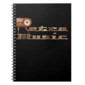 Retro music Minion Notizblock (Vorderseite)
