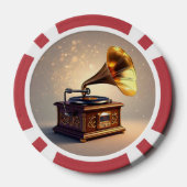 "Retro Musical Charm" Pokerchips (Rückseite)