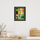 Retro Musical Instrument Print 16x20 Poster (Küche)